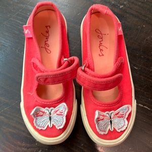 Joules canvas Velcro strap on sandals us 11